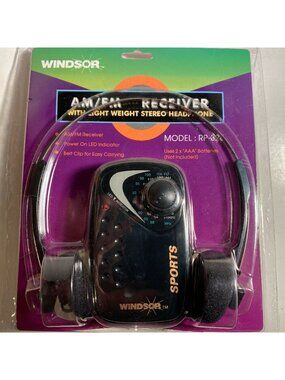 Vintage Windsor Sports AM/FM Receiver RP-328